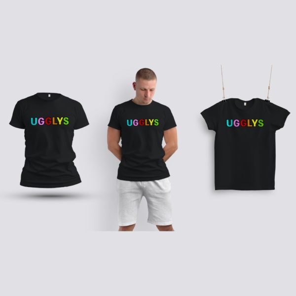 UGGLYS-BLACK-T-SHIRT-LARGE-PRINT