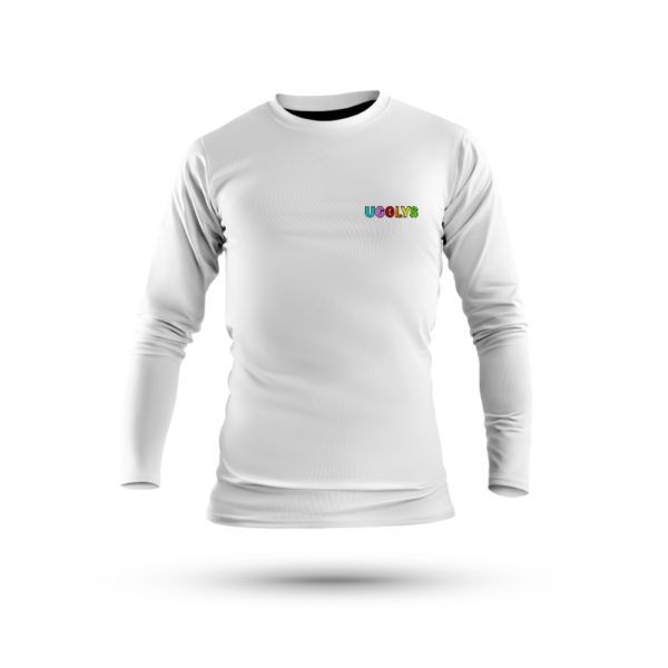 UGGLYS-LONG-SLEEVE-WHITE-TSHIRT-SMALL-PRINT